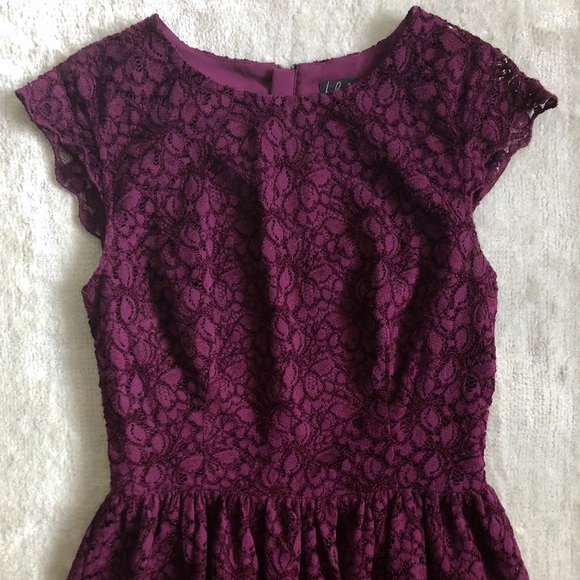 Belgravia Plum Lace Talula Dress - Picture 3 of 4